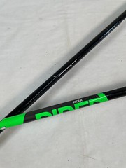 Set of 2 – Leki Rider Junior Kids Black / Green Color Walking Sticks / Trekking
