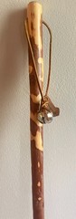 37 inch Whistle Creek Wooden Hiking Stick ~ Wood Walking Cane