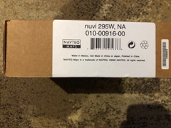 Garmin Nuvi 295W, NA 3.5-Inch Widescreen Wi-Fi Portable GPS Navigator Brown Box