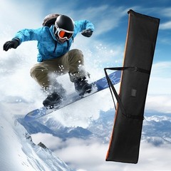 167cm Ski Storage Bag with Adjustable Roll Top Design and 600D PVC Build