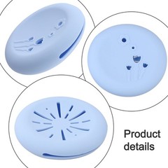 Practical and Portable Makeup Puff Case Silicone Puff Storage Box for Travel