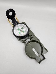 Compass Lensatic Versatile Military Style Hiking Survival Army Green Compass
