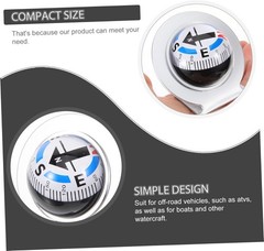 1PCS Adjustable Car Dashboard Navigation Compass Ball For Boat Marine Truck`