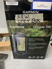 Garmin Oregon 700 Handheld GPS Navigator with Carabiner Clip Tested Works