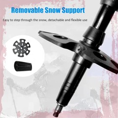 2X Hiking Trekking Poles Walking Sticks Nordic Anti-Shock Telescopic Alpenstock