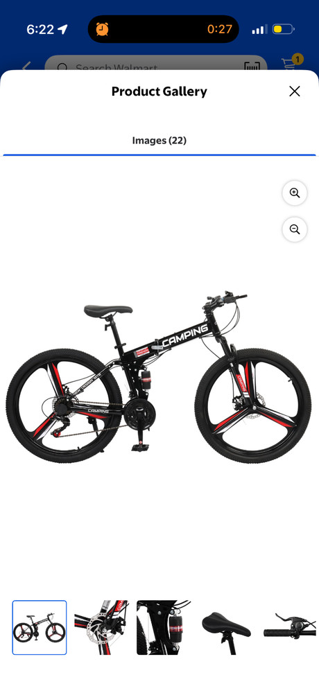 Camping survival folding bike – Brand New in Box