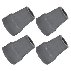 4Pcs Durable Rubber Cane Foot Pads Anti Slip Replacement Tips for Hiking Poles