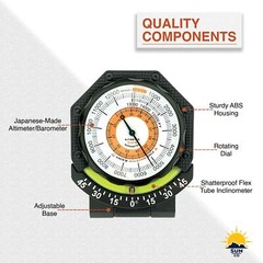 Sun Company AltiTilt – Dashboard Altimeter Inclinometer for Off-Road Vehicles…