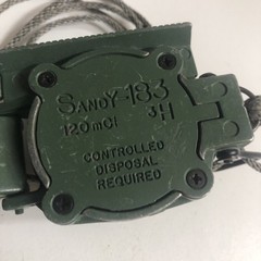 US MILITARY 1989 COMPASS MAGNETIC NSN 6605-01-196-6971 SandY-183 W/CORD