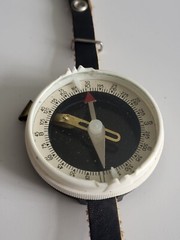 Vintage Soviet Army Wrist Compass “Adrianov” Original USSR