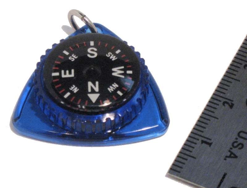 Zipper Pull Compass – Blue Sapphire