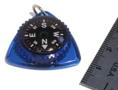 Zipper Pull Compass – Blue Sapphire