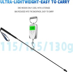 Foldable Set of 2 Ultralight Trekking Poles, Carbon Fiber, Lightweight Design