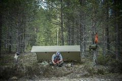 Helikon Tex Supertarp Camping Tent US Woodland Camouflage 3X3 M