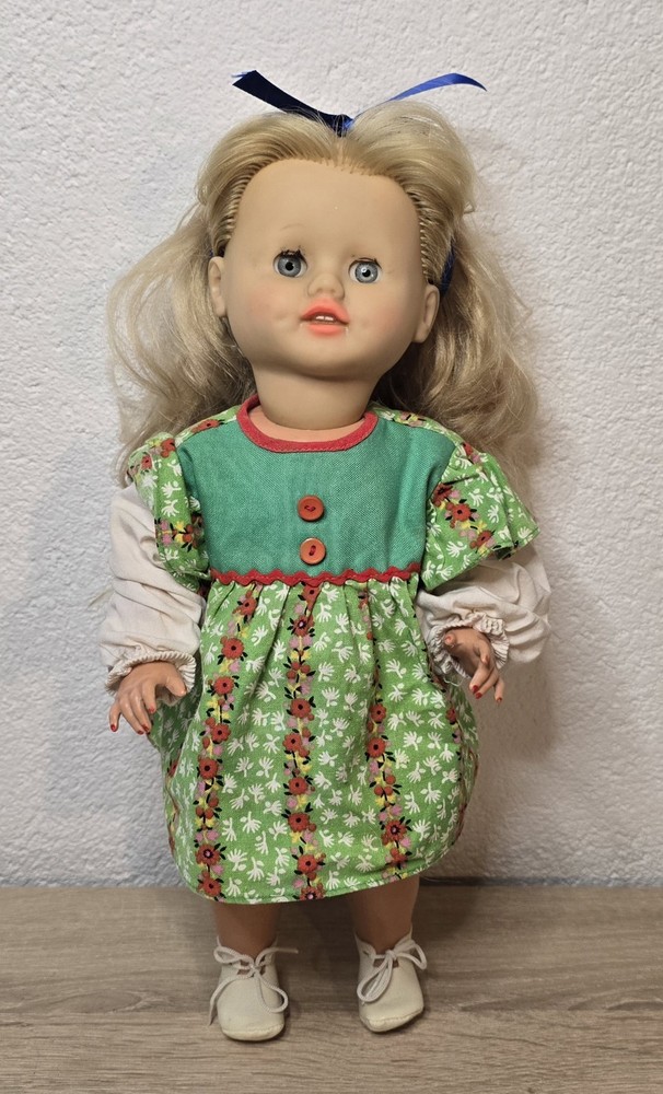Play doll vinyl doll Schildkröt doll 38 cm collector vintage original
