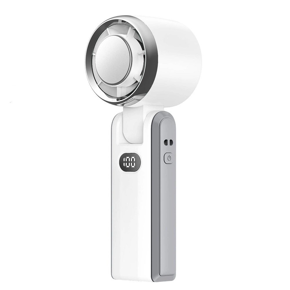Portable 3600mAh Fan with LED Display and Adjustable Speed for Outdoors