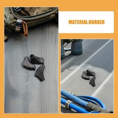 15Pcs Durable Hiking Pole Rubber Tips Nonslip Walking Stick End Caps
