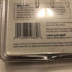 Eddie Bauer Compass Digital EB9980CP Thermometer Clock Level