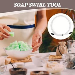 Soap Swirl Tool with Adjustable Hook for Cold Process and Handmade Soap
