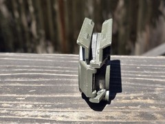 Aluminum Folding Compass Made in Japan Green 1:25000 meters