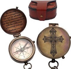 Religious Gift Be Strong Compass Graduation Gift Baptism Gift Communion Compass