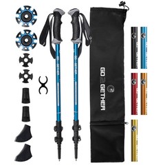 G2 Go2Gether G2 Trekking Hiking Poles Telescopic/Aluminum Alloy/Comfort