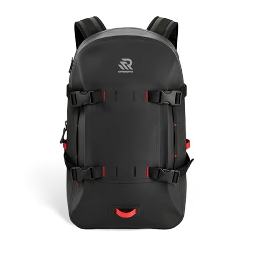 Premium IPX7 Airtight Waterproof Backpack for Kayaking, Paddle Boarding, Black