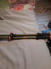 Ozark Trail Brand Aluminum Adjustable Quick Lock Trekking Poles +Cork Grip New