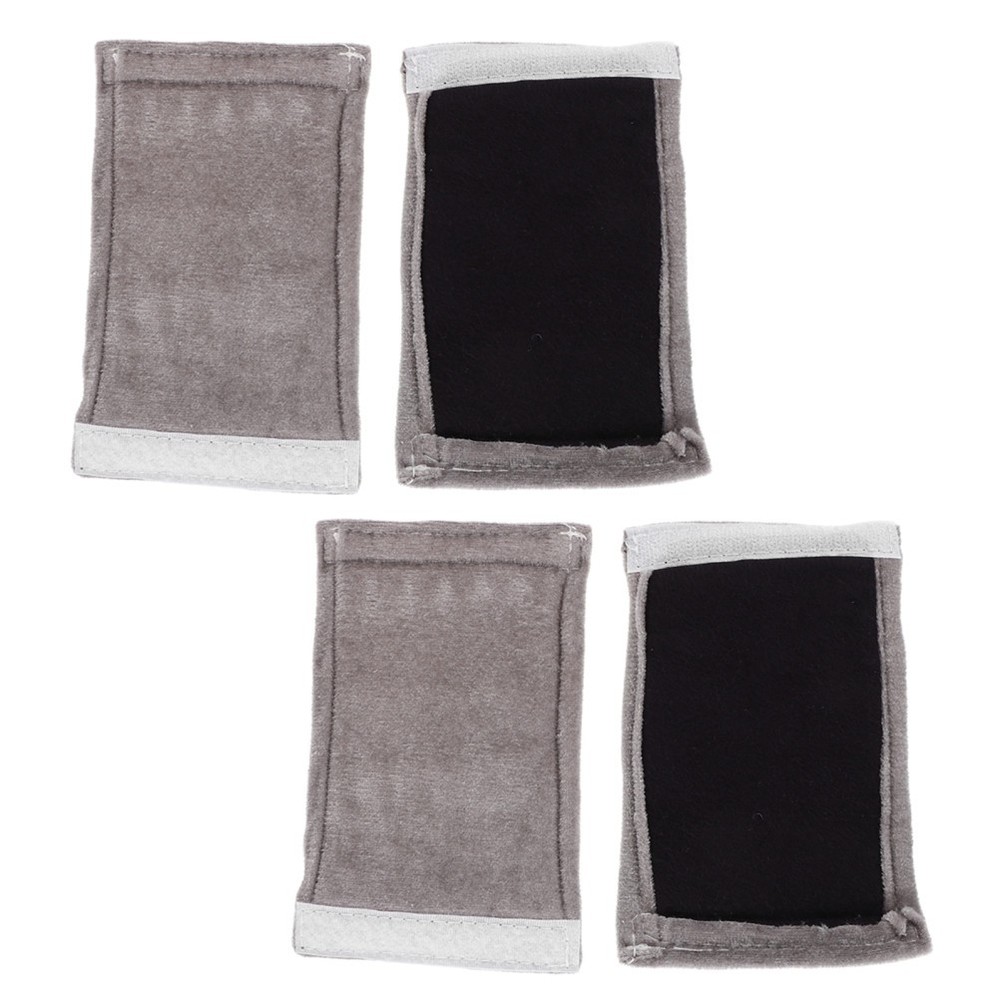 4Pcs Reusable Underarm Crutches Pads Soft Velvet Cushion for Comfortable Support
