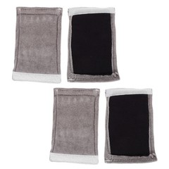 4Pcs Reusable Underarm Crutches Pads Soft Velvet Cushion for Comfortable Support