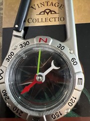 Vintage Collection Handheld Magnetic Compass Nature Hiking