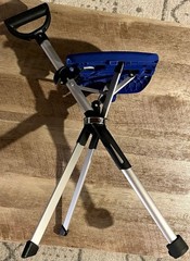 STEP2GOLD | Ta-Da Chair Series 2 | Trekking Hiking Pole | Blue | 32.2” | 12082
