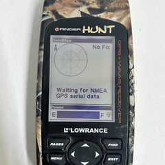LOWRANCE FINDER HUNT GPS+WASS RECEIVER REAL TREE CAMO + CD Software