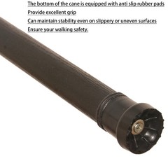 ShangYaSM Cane Hiking Stick Mountaineering Stick Black Walking Hiking Men and