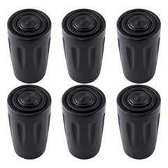 6X Reinforced Rubber Tip End Hammers Trekking Pole Hiking Walking Stick Cane