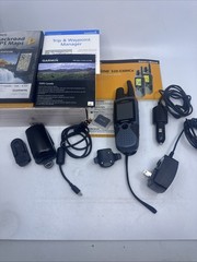 Garmin Rino 520 HCx Handheld GPS 2 Way Radio W/ Accessories Tested Working
