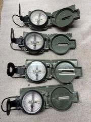 Used Rough GI Cammenga Model 3H Tritium Lensatic Compass NSN: 6605-01-196-6971
