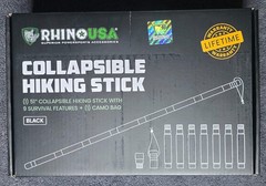 Rhino USA Collapsible Hiking Stick with Adjustable Height 51″ / BRAND NEW IN BOX