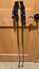 Black Diamond Distance Z green silver folding aluminum Trekking Hiking Poles