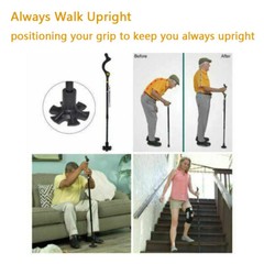 Ergonomic 2-Pack Folding Walking Sticks, Retractable & Adjustable for Elders