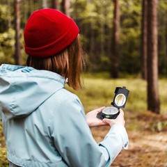 Rugged Military Compass – Accurate Lensatic Sighting – Portable – Waterproof