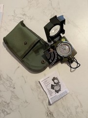 Multifunctional Military Sighting Navigation Compass with Inclinometer-Green