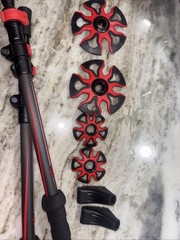 G2 Go2gether Collapsible Hiking Poles With Adjustable Height New