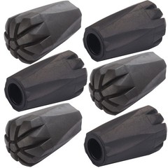 Diooid Hiking Pole Tips Extra Thick and Wear Resisting Average code, Black