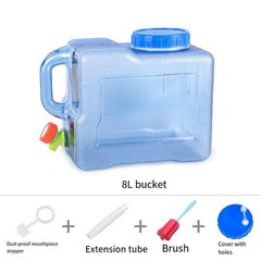 7 5L 8L PC Water Jug with Faucet for Outdoor Activities and For camping