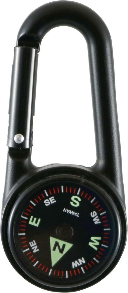 Coghlan’s Liquid-Filled Carabiner Compass – Compact & Reliable for Adventurers