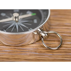 G44 Compass Keychain Pendant Aluminum Alloy Metal Material Portable Gift Mini Po