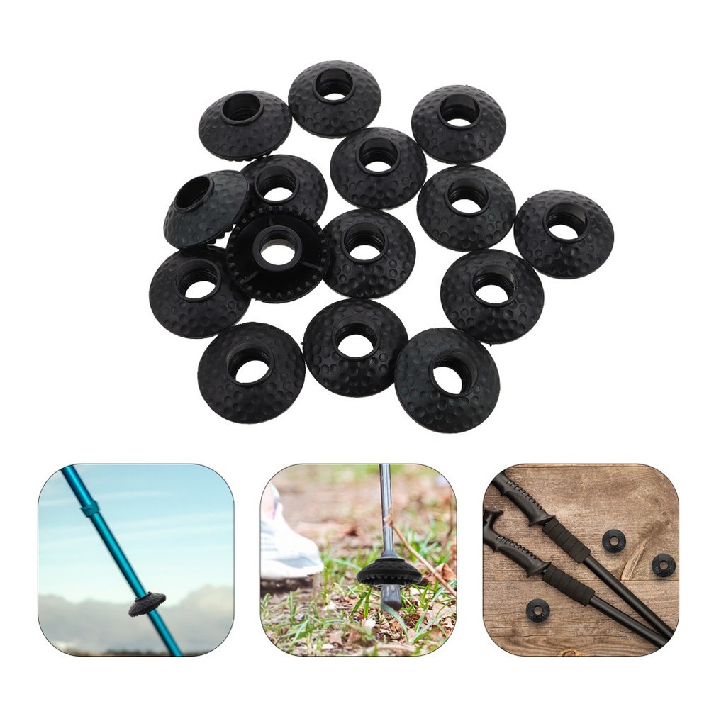 15 Pcs Hiking Stick Accessories Camping Trekking Pole Protectors Outdoor Parts