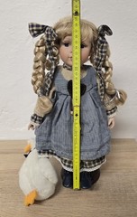 Artist doll porcelain doll doll 38 cm collector rarity Vintage