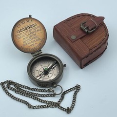 Gift Son from Mom Compass with Case/Gift for Son/Mom to Son/to My Son Gifts